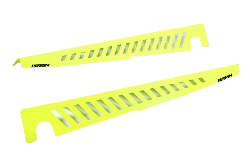 Perrin [22-25 WRX] Fender Shroud Set - Neon Yellow | PSP-ENG-551NY