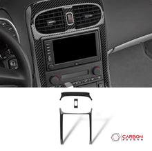 [3pcs] Real Carbon AC and Radio Dash Trim Overlay | C6 2005-2013 Corvette