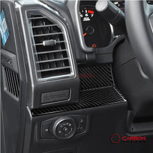 [3pcs] Real Carbon Fiber Dashboard Trim Overlay | 2015-2020 F150