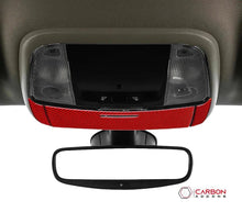 [3pcs] Real Carbon Fiber Overhead Light Trim Overlay for 2011-2022 Dodge Durango