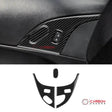 [3pcs Set] Real Carbon Fiber Door Lock Panel Switch Frame Overlay | C6 2005-2013 Corvette