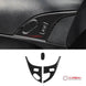 [3pcs Set] Real Carbon Fiber Door Lock Panel Switch Frame Overlay | C6 2005-2013 Corvette