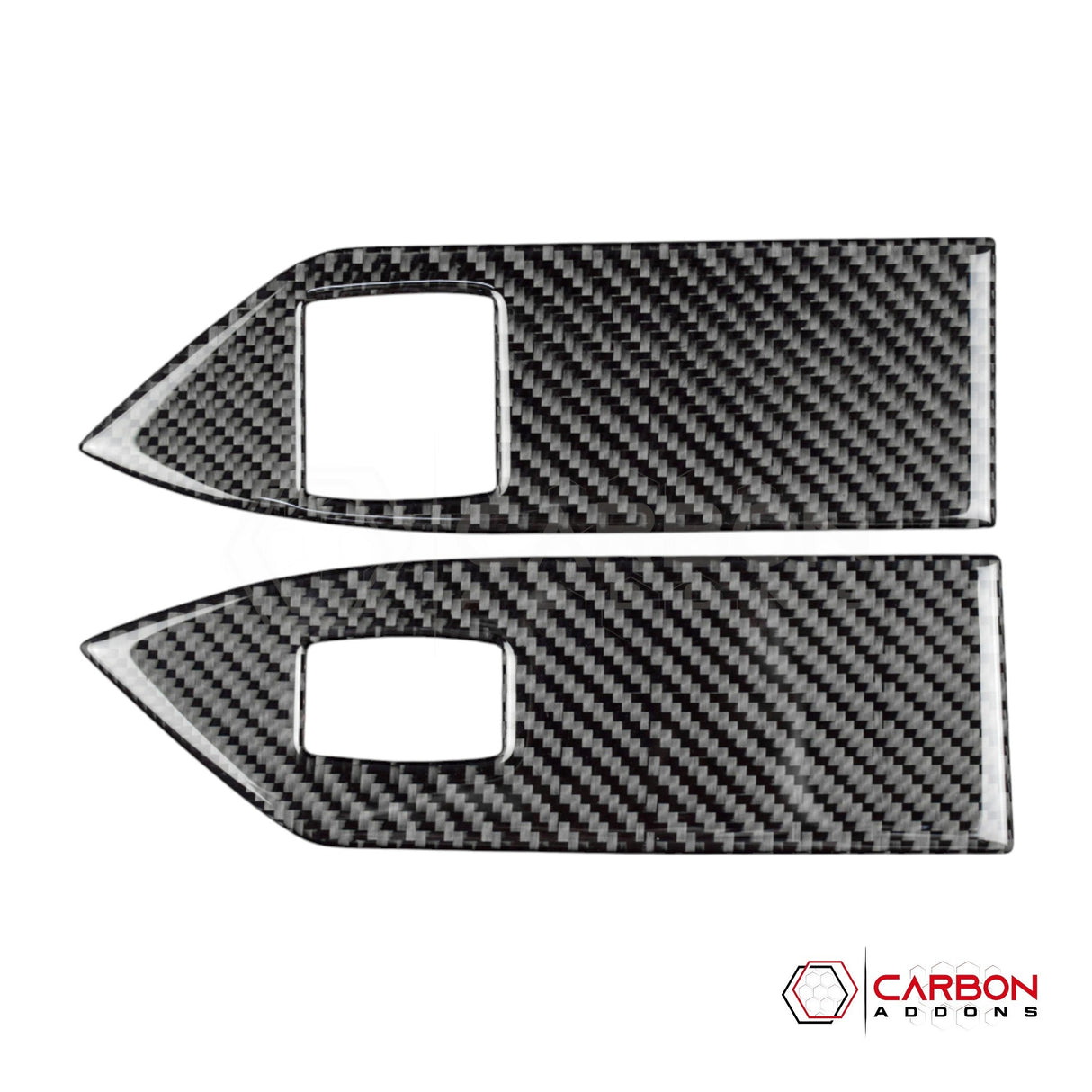 Real Carbon Fiber Window Switch Trim Overlay | Mustang 2005-2009