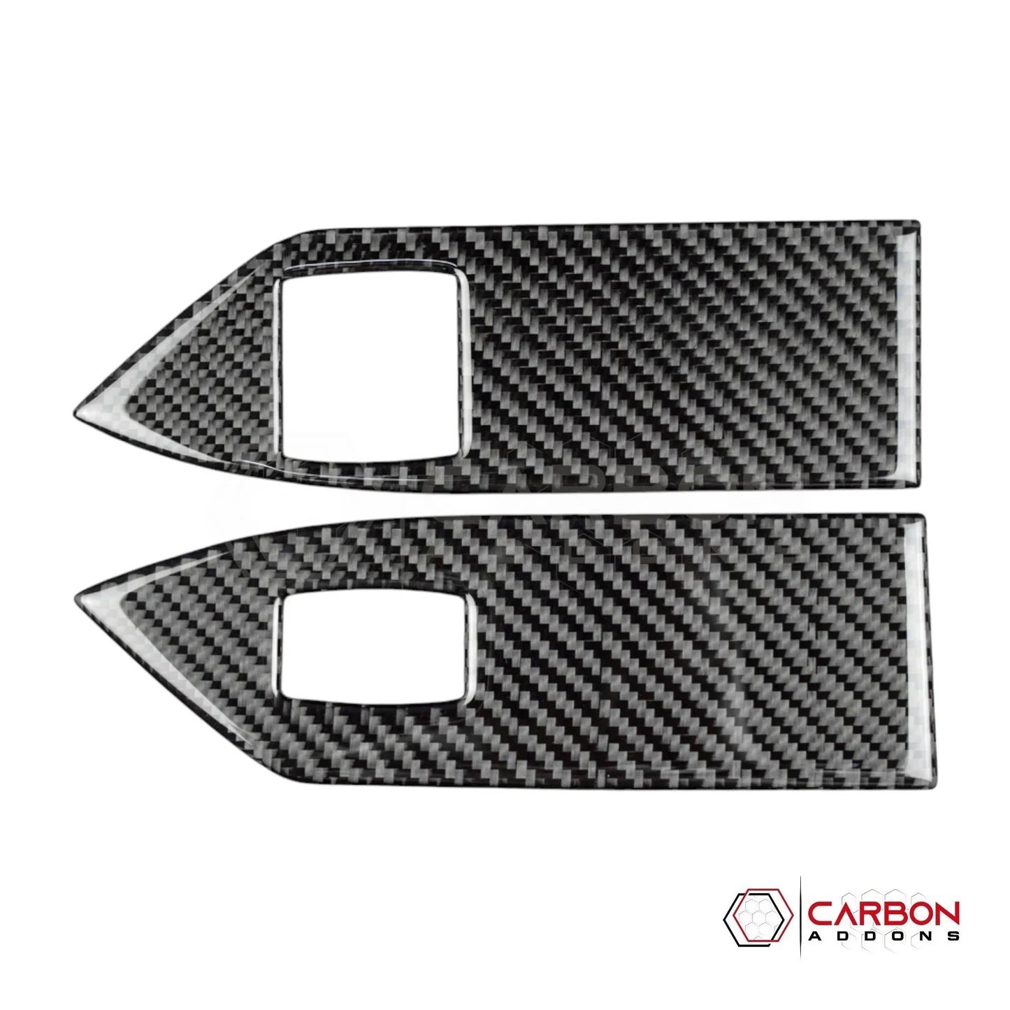 Real Carbon Fiber Window Switch Trim Overlay | Mustang 2005-2009