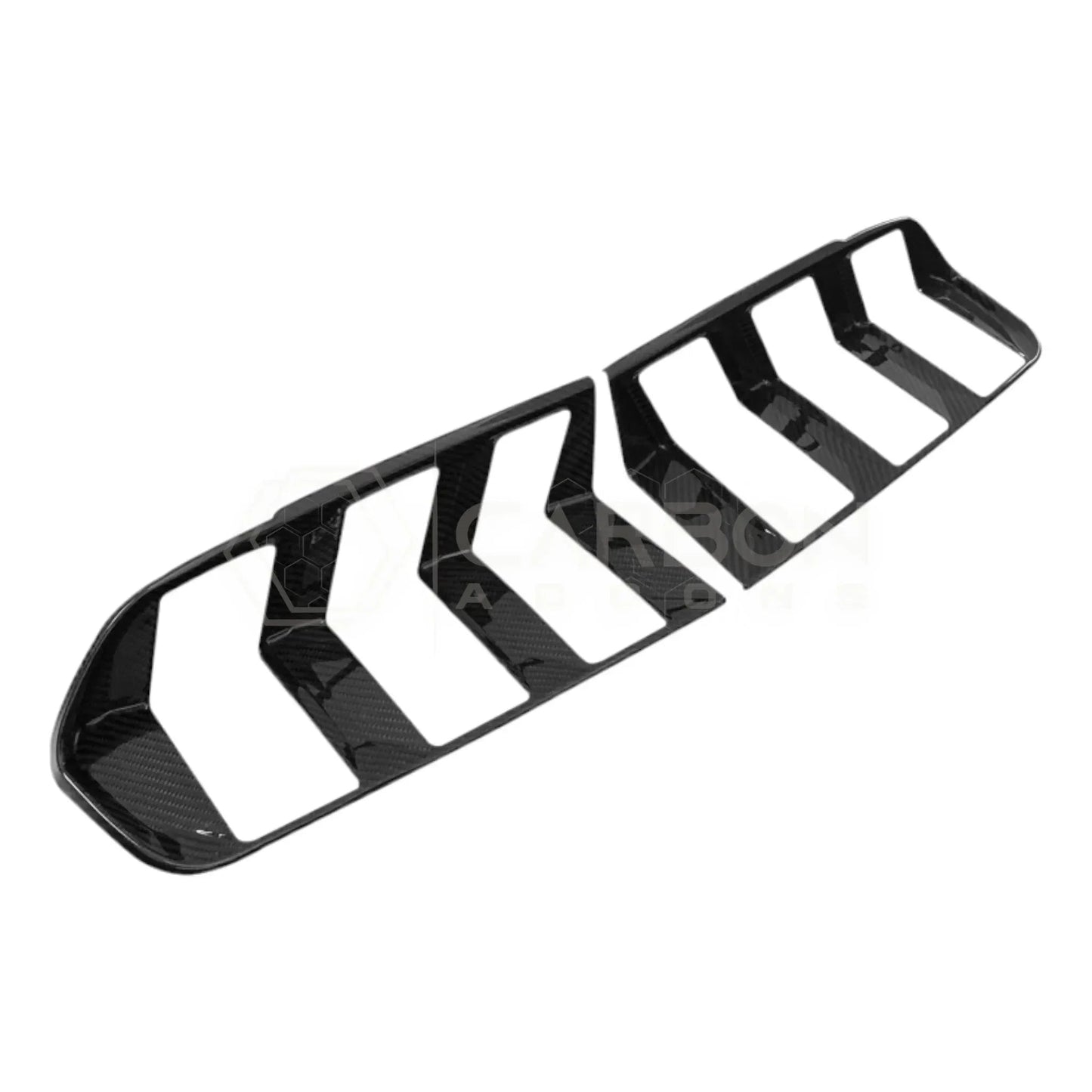 Real Carbon Fiber Taillight Trim Covers for 2024+ Ford Mustang