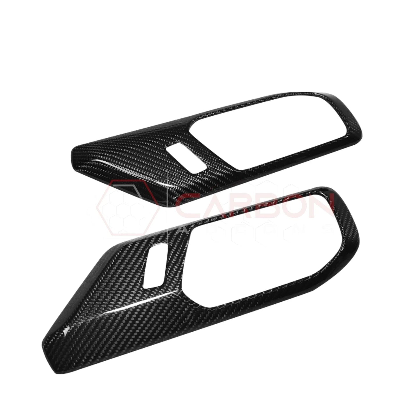 2021+ Bronco Real Carbon Fiber Interior Door Handle Trim Covers