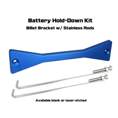 ZSPEC Battery Hold Down/Bracket for Nissan Titan A61, Anodized Billet Aluminum