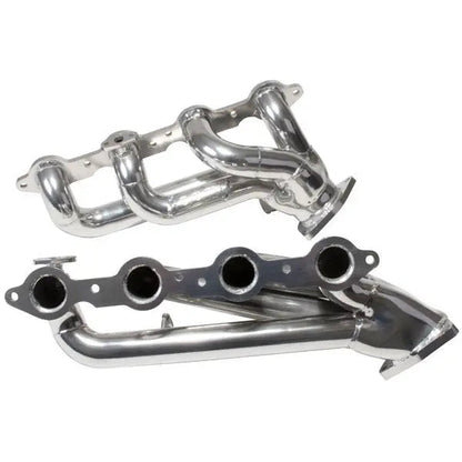 Chevrolet GM Truck SUV 4.8 5.3 1-3/4 Shorty Exhaust Headers Polished Silver Ceramic 99-13