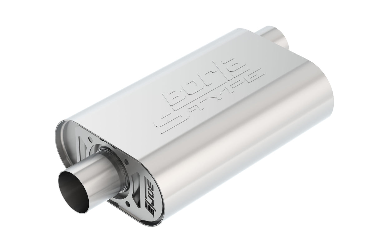 Borla - S-Type CrateMuffler For Small Block Chevrolet High Output 350/ 383/ 406 V8.