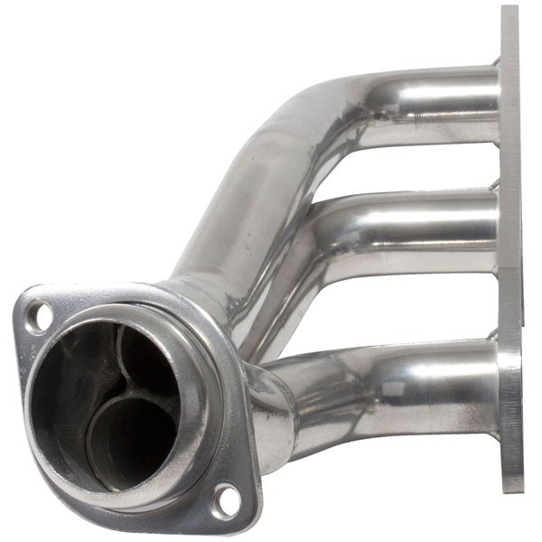 Ford Mustang V6 1-5/8 Shorty Exhaust Headers Polished Silver Ceramic 05-10