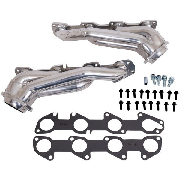 Dodge Charger 300C 5.7 Hemi 1-3/4 Shorty Exhaust Headers Polished Silver Ceramic 05-08