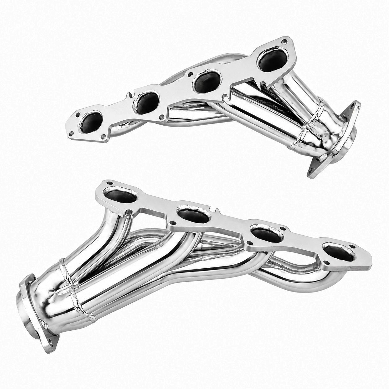 Dodge Challenger Charger 300C Magnum 6.1 Hemi 1-7/8 Shorty Exhaust Headers Polished Silver Ceramic 06-10