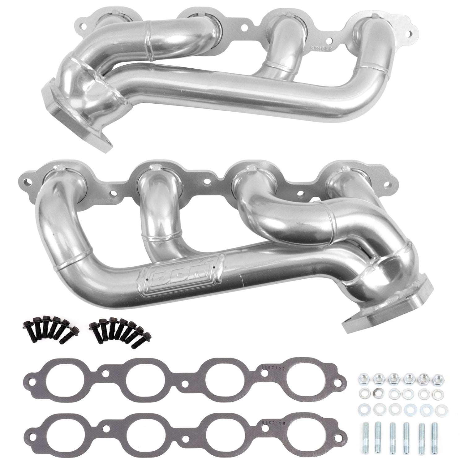 Chevrolet Full Size Truck 5.3/6.2L 1-3/4” Shorty Exhaust Headers – Polished Silver Ceramic 19-25