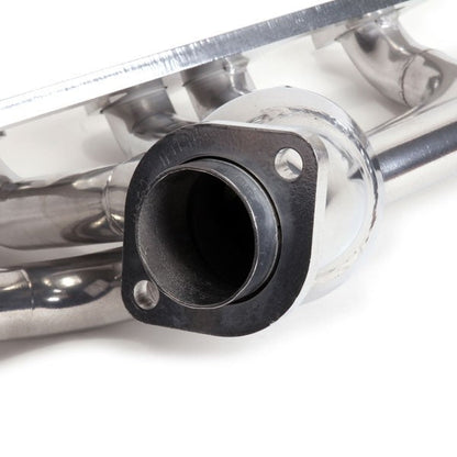 Jeep Cherokee Wrangler 4.0 1-1/2 Shorty Exhaust Header Polished Silver Ceramic 91-99