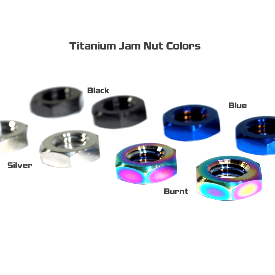 ZSPEC M8-1.25 Metric Jam Nut, Grade-5 Titanium, Per Each
