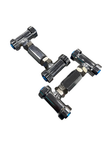 NNR Front Upper Camber Arms Nissan 300ZX / R32GTR Polished Silver with Blue Bushing Ends