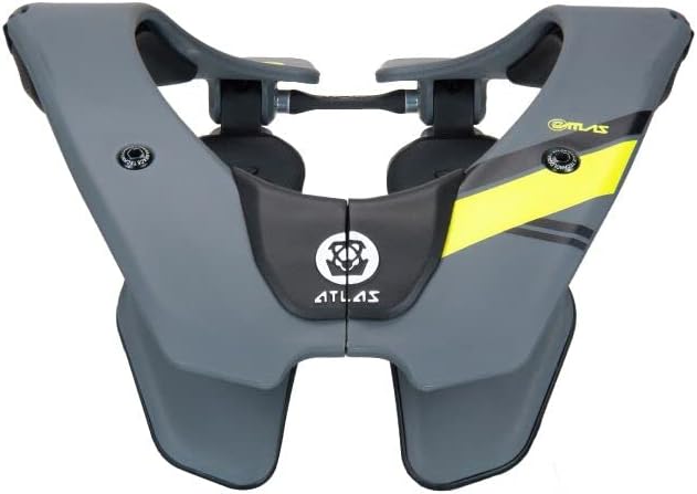 Atlas Air Lite Neck Brace (Medium) (Dark Grey)