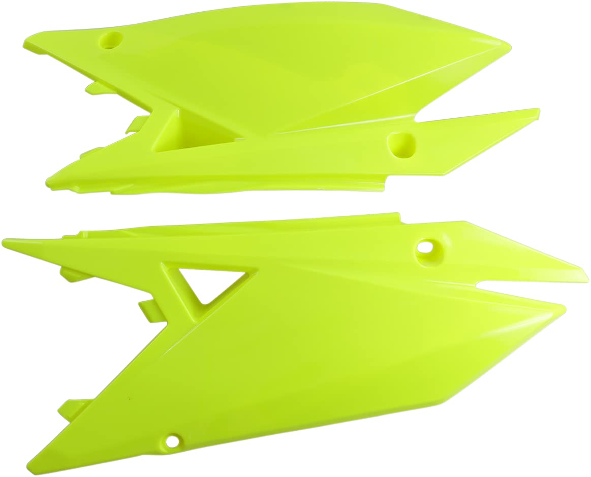 UFO SIDE PANEL COVER SET - SUZUKI RMZ450 18-21 / RMZ250 19-21 / FLORO YELO