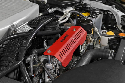 Perrin [22-25 WRX] Pulley Cover | Short Version - Works w/AOS System - Red | PSP-ENG-154RD
