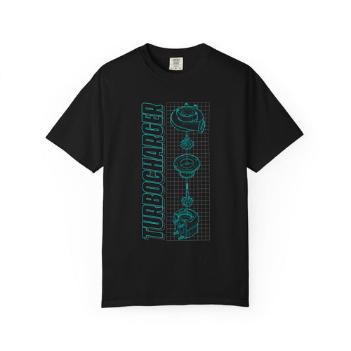 Turbocharger Blueprint T-Shirt – Revline Edition