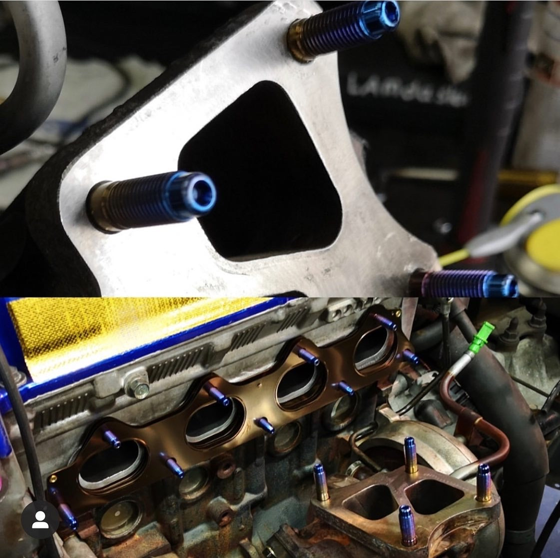 JDC Titanium Exhaust Manifold Stud Kit (Evo 1-9/ 2G DSM)