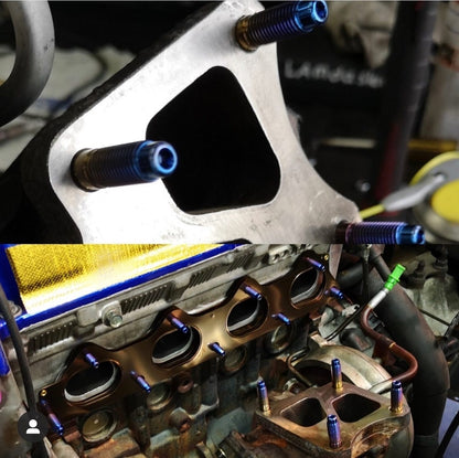 JDC Titanium Exhaust Manifold Stud Kit | Evo 1–9 / 2G DSM