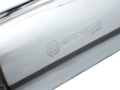 AWE Tuning AWE 23-24 Toyota GR Corolla Touring Edition Catback Exhaust - Chrome Silver Tips 3015-52472