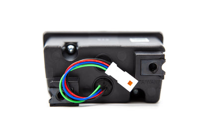 OLM NB+R F1 Rear Brake Light (Smoke Lens, Gloss Black Base, White Bar) - 15+ WRX / STI