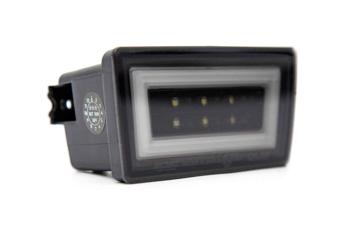 OLM NB+R F1 Rear Brake Light (Smoke Lens, Gloss Black Base, White Bar) - 15+ WRX / STI