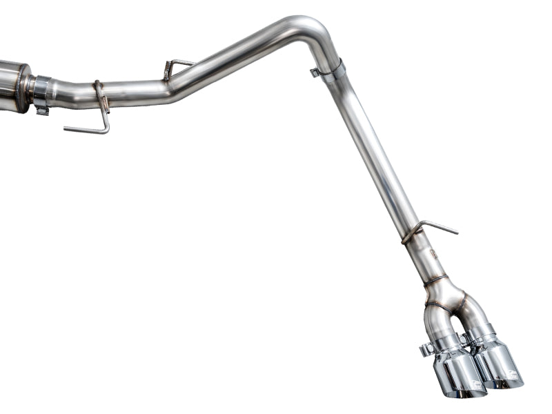 AWE Tuning AWE 0FG Exhaust for 3rd Gen Toyota Tundra - Dual Chrome Silver Tips 3015-32063
