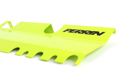 Perrin [15-21 WRX/STI] Radiator Shroud With OEM Intake Scoop - Neon Yellow | PSP-ENG-512-4NY