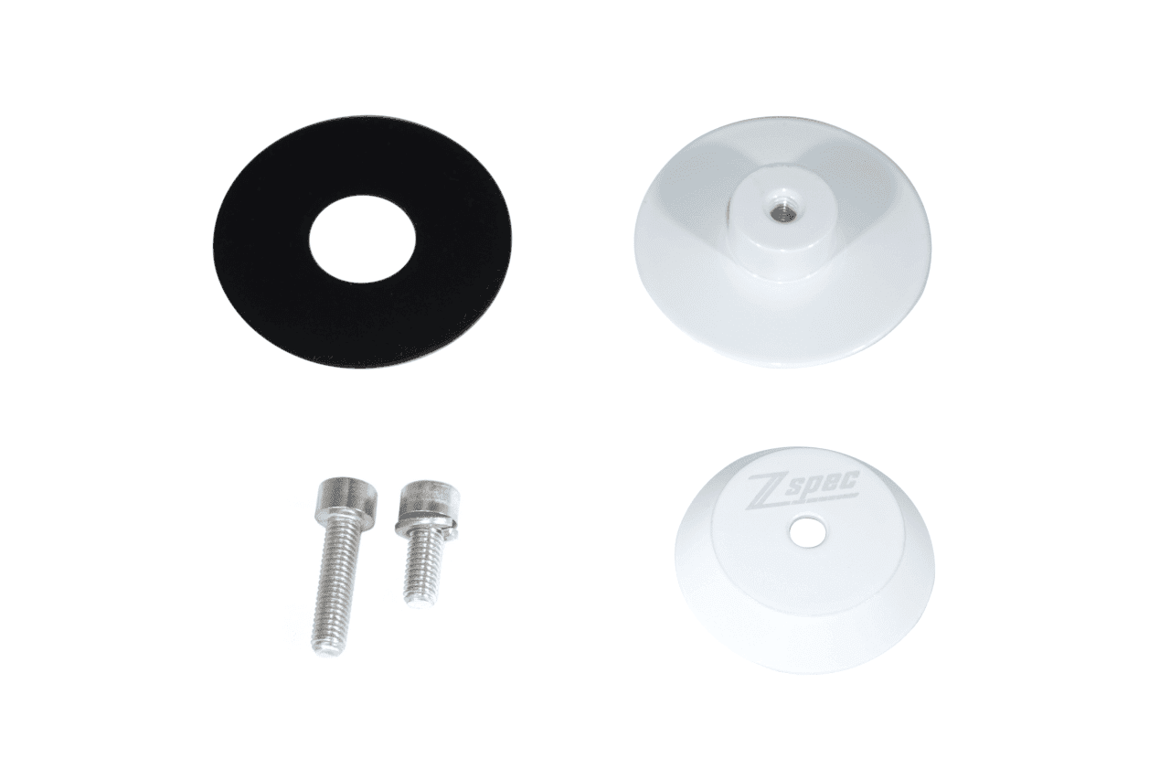 ZSPEC 44mm Rear Wiper Hole-Cover/Cap/Plug, Weatherproof, fits holes 16mm-30mm, White