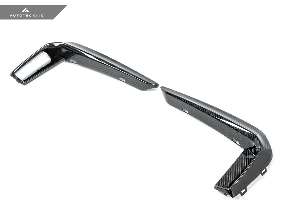 AutoTecknic Dry Carbon Front Bumper Trim - G30 5-Series M-Sport