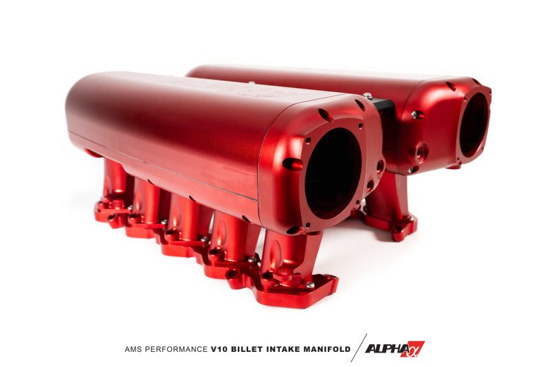 AMS Performance V10 Audi R8 / Lamborghini Huracan / Performante Billet Intake Manifold - CLR Anodize ALP.37.08.0001-1
