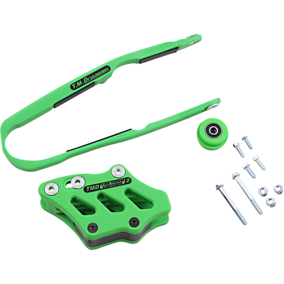 TM Designworks Chain Guide/Slider - Kawasaki - Green KCP-K10-GR