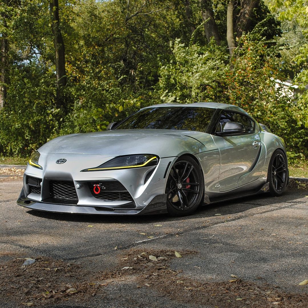 Carbon Fiber Supra AG Style Front Lip - MKV A90/A91