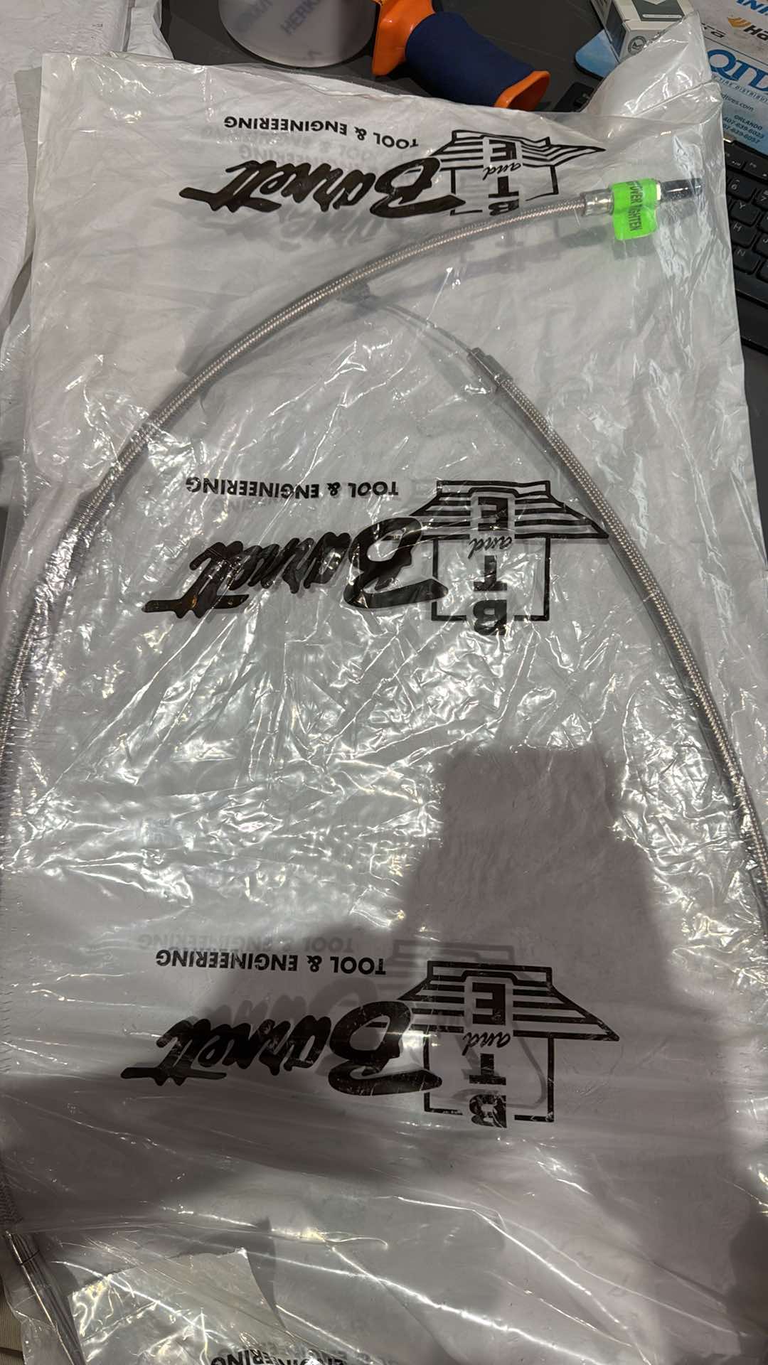 Barnett - 102-30-10056-06 - Stainless Clear-Coated Clutch Cable (+6in.)