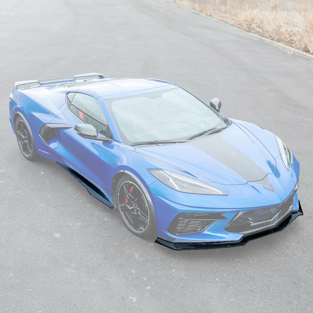 Chevrolet Corvette C8 Z06 Package Front Lip Splitter & Side Skirts