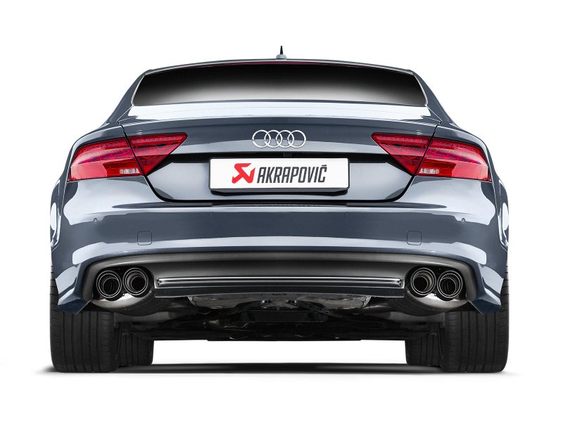 Akrapovic 13-17 Audi S6 Avant/Limousine (C7) Evolution Line Cat Back (Titanium) w/ Carbon Tips S-AU/TI/6H