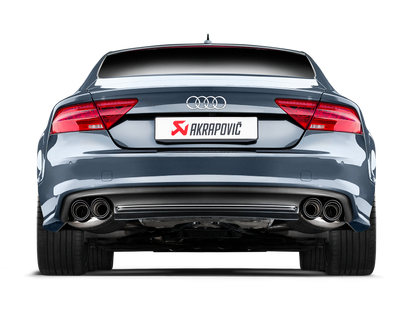 Akrapovic 13-17 Audi S6 Avant/Limousine (C7) Evolution Line Cat Back (Titanium) w/ Carbon Tips S-AU/TI/6H
