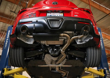 Takeda 3' to 2-1/2" 304 Stainless Steel Catback Exhaust System Toyota GR Supra A90 L6-3.0L t 2020-2024