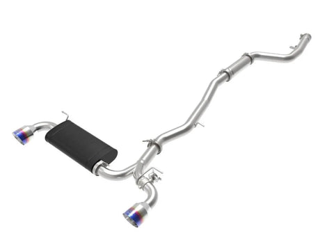 Takeda 3' to 2-1/2" 304 Stainless Steel Catback Exhaust System Toyota GR Supra A90 L6-3.0L t 2020-2024