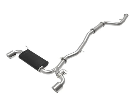 Takeda 3' to 2-1/2" 304 Stainless Steel Catback Exhaust System Toyota GR Supra A90 L6-3.0L t 2020-2024
