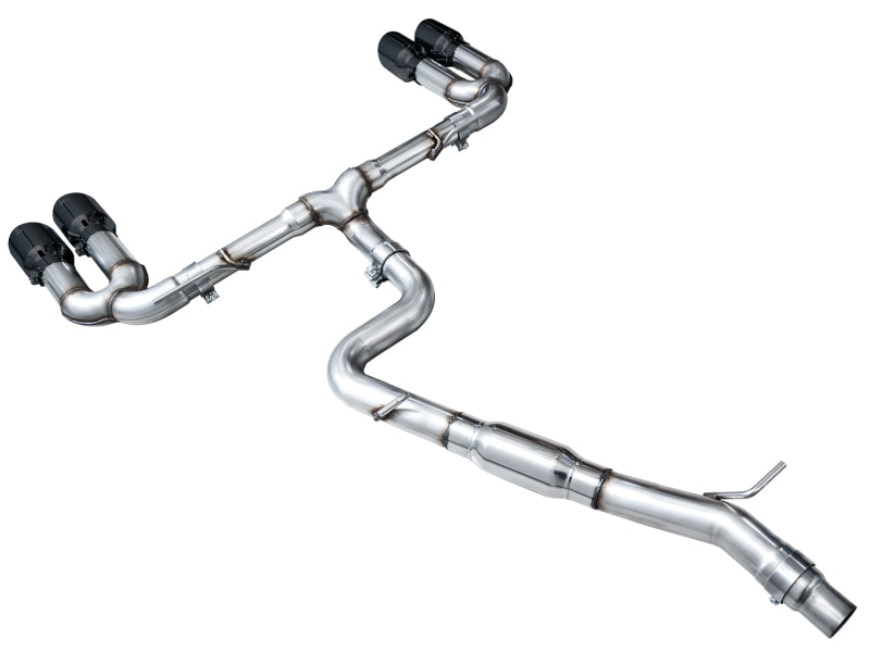 AWE Tuning AWE 22-24 Audi 8Y S3 Track Edition Exhaust - Diamond Black Tips 3020-43897
