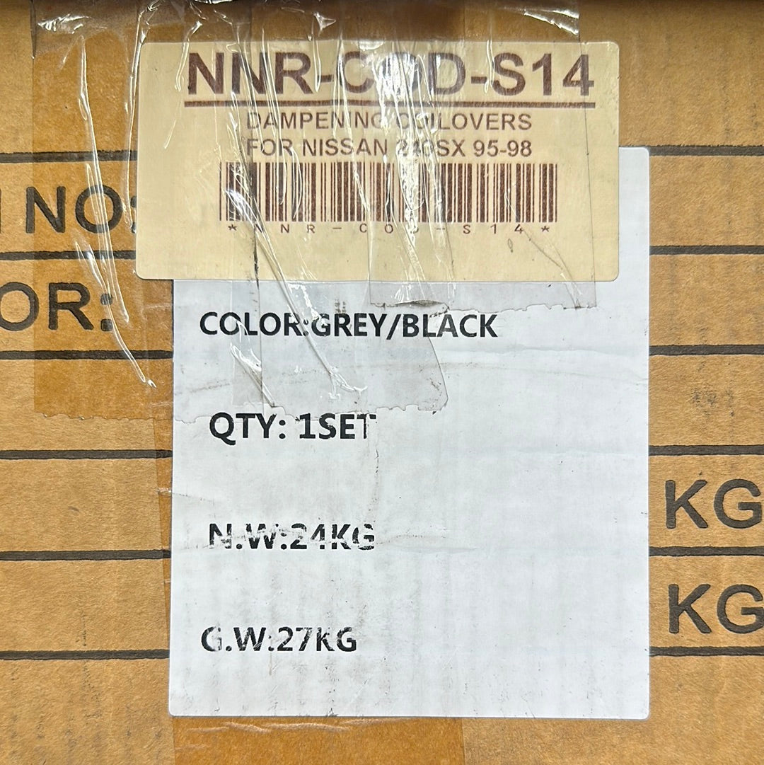 NNR-COD-S14 Dampening coilovers for Nissan 240sx 95-98