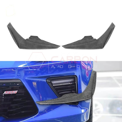 2016-2018 Camaro SS Carbon Fiber Front Bumper Canards