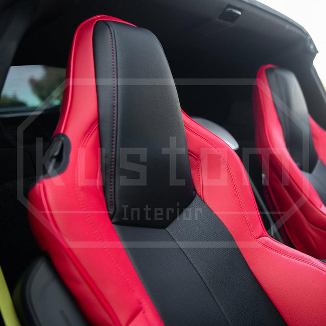 Corvette C8 Premium Custom Leather Seat Covers