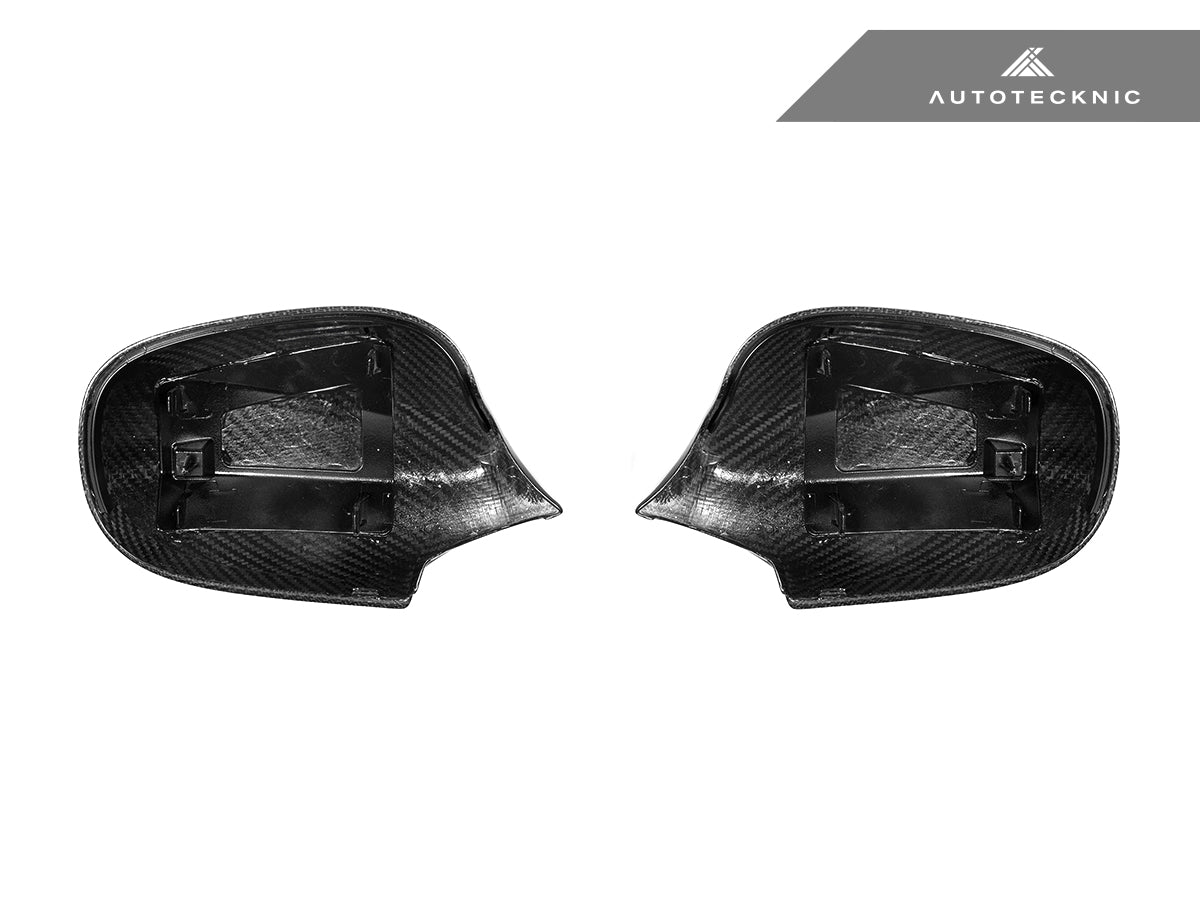 AutoTecknic Dry Carbon Fiber Mirror Cap Set - E82 1-Series LCI