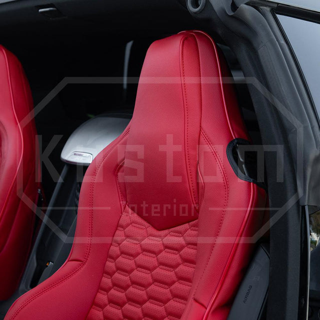 Corvette C8 Premium Custom Leather Seat Covers