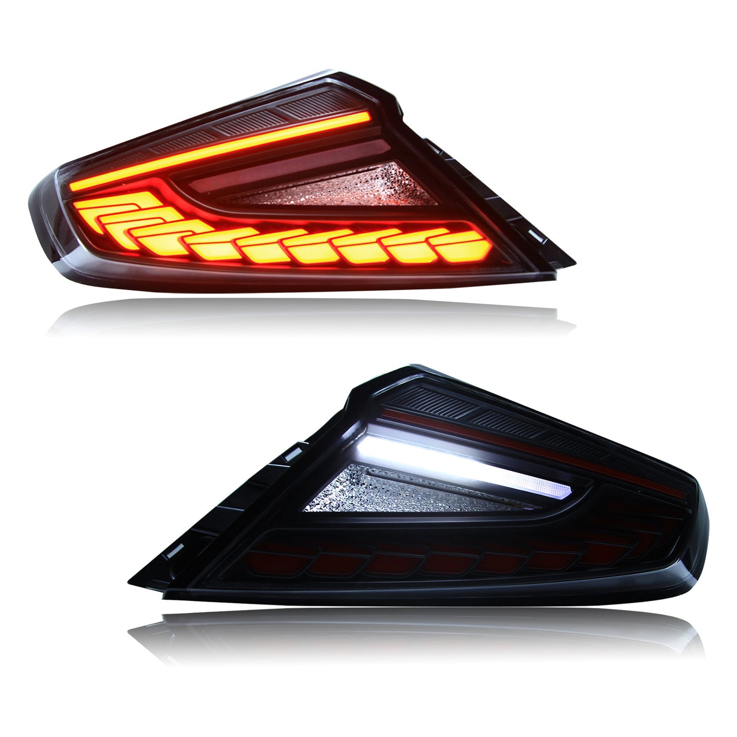 OLM Phantom-Spec LED Taillights (Clear Lens Red Optic) - 2022+ WRX